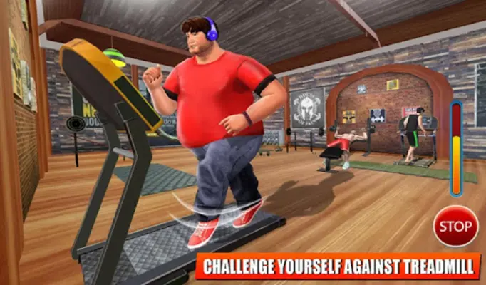 Fat Boy Gym Fitness Games android App screenshot 9