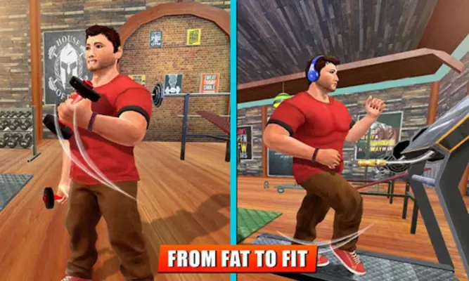 Fat Boy Gym Fitness Games android App screenshot 13